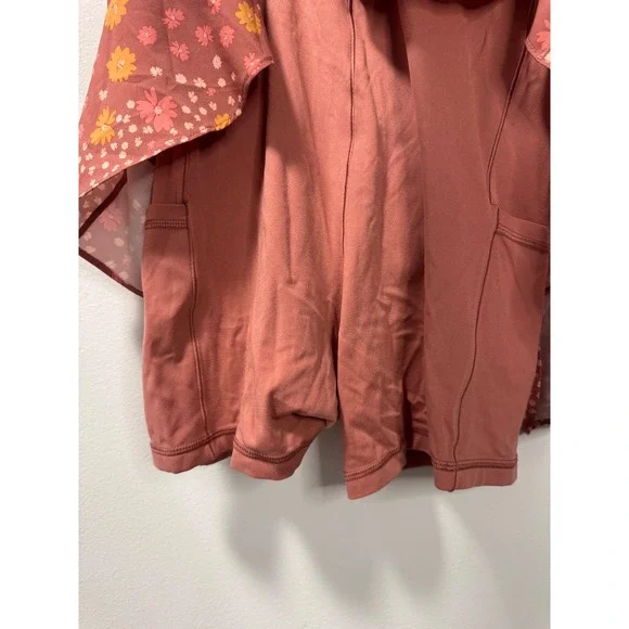 OFFLINE by Aerie Floral Rose Real Me Ruffle Exercise Dress with Shorts Medium - Picture 5 of 9